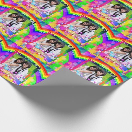 Papier Cadeau Photo papier d'enveloppement d'anniversaire - HAMb (Coin)