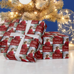 Papier Cadeau Photo personnalisable Joyeux Noël Créez le vôtre