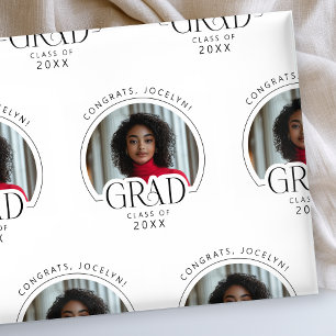 Papier Cadeau Photo personnalisé de la promotion 2026