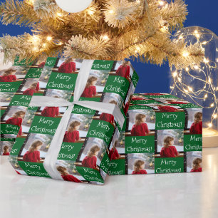 Papier Cadeau Photo personnalisé Joyeux Noël Créez le vôtre