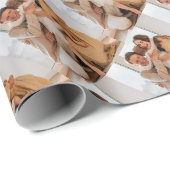 Papier Cadeau Photo personnalisée (Coin rond)
