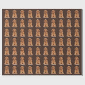 Papier Cadeau Photo personnalisée image chocolat motif mocha (Plat)