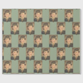 Papier Cadeau Photo personnelle (Plat)