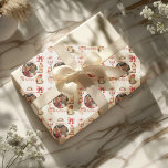 Papier Cadeau Photo Woodland Animals Baby First Christmas<br><div class="desc">Faites de votre bébé le premier Noël encore plus mémorable avec notre exquise Photo Elegant Floral Baby's First Christmas Wrapping Paper. Ce papier d'emballage magnifiquement conçu ajoute une touche personnelle à vos cadeaux de vacances, les rendant vraiment spéciaux. Design floral élégant : Avec des motifs floraux complexes et dessinés à...</div>