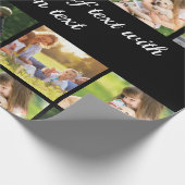 Papier Cadeau photocollage et texte (Coin)