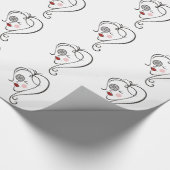 Papier Cadeau Photographe féminine (Coin)