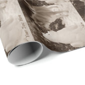 Papier Cadeau photographie de baiser mignonne d'akita de (Coin rond)