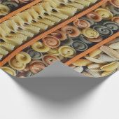 Papier Cadeau photographie de nouilles de pâtes (Coin)