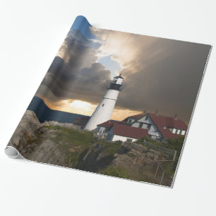 Papier Cadeau Photographie du phare côtier