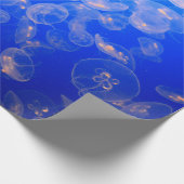PAPIER CADEAU PHOTOGRAPHIE SOUS-MARINE DE JELLYFISH (Coin)