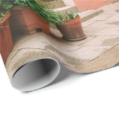 PAPIER CADEAU PHOTOGRAPHIE STRUCTURELLE DU BÂTIMENT MULTICOLORED (Coin rond)