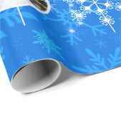 Papier Cadeau Photos de Noël ou de la famille Hanoukka (Coin rond)