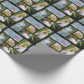 Papier Cadeau Photos mosaïque de pélicans (Coin)