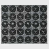 Papier Cadeau Physician Assistant PA Graduation Black Silver (Plat)