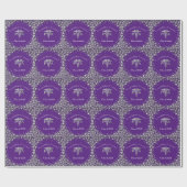 Papier Cadeau Physician Assistant PA Graduation Purple Silver (Plat)