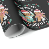 Papier Cadeau Physio Physical Therapy Did You Try Icing It Nurse (Coin rond)