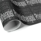 Papier Cadeau Physiothérapeute Extraordinaire (Coin rond)