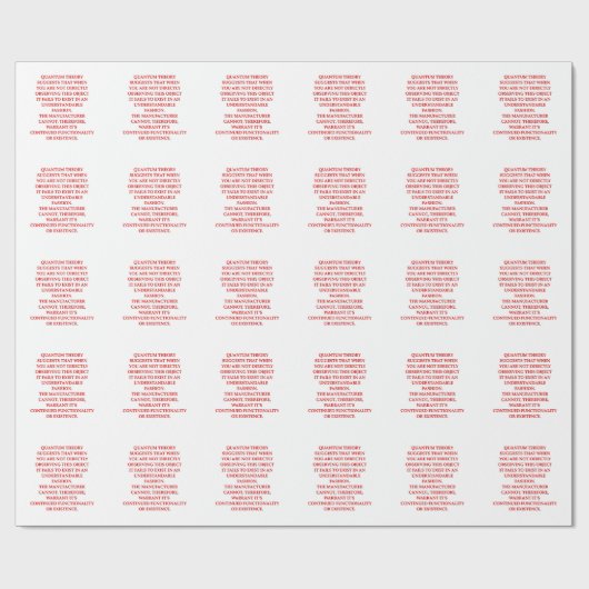 Papier Cadeau physique (Plat)