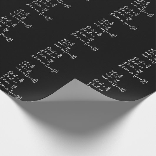 Papier Cadeau Physique Math Formule Étudiants Enseignant Invitat (Coin)