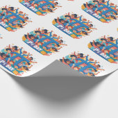 Papier Cadeau Pi Day Squad Celebration Design (Coin)