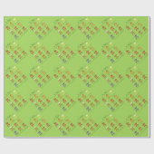 Papier Cadeau Pi Symbole Menu Cute Math Enseignant (Plat)