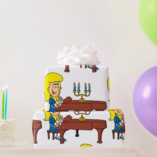 Papier Cadeau Pianiste