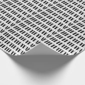 Papier Cadeau Piano Keys noir et blanc Pianiste musicien (Coin)
