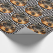 Papier Cadeau Piaulement Yorkie (Coin)