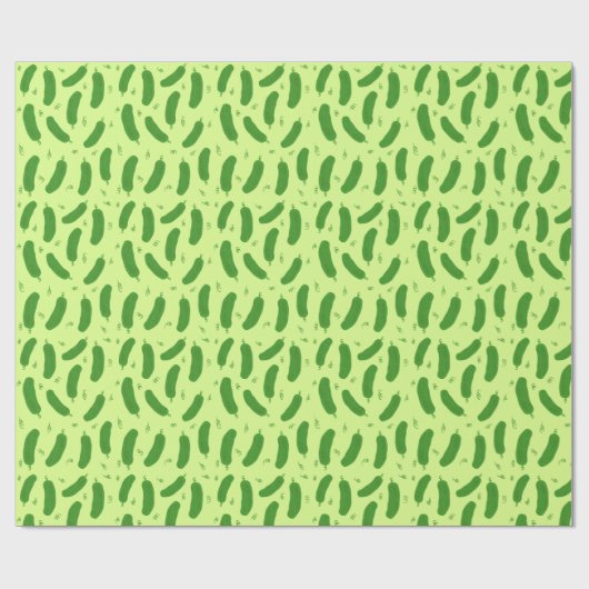 Papier Cadeau Pickle & Fresh Collection patterned (Plat)