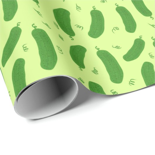 Papier Cadeau Pickle & Fresh Collection patterned (Coin rond)