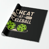 Papier Cadeau Pickleball Drôle (Déroulé)