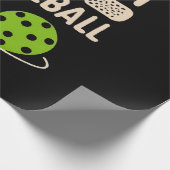 Papier Cadeau Pickleball Drôle (Coin)