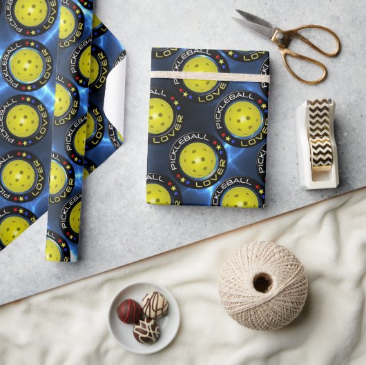 Papier Cadeau Pickleball Lover 1 Options Papier à envelopper (Artisanat)