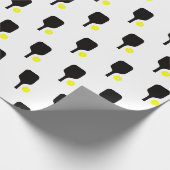 Papier Cadeau Pickleball paddles & balls (Coin)