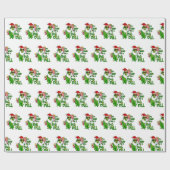 Papier Cadeau Pickleball Père Noël Big Dill (Plat)