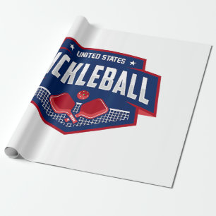 Papier Cadeau Pickleball Support Team Pickleball Player USA