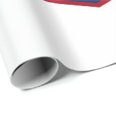 Papier Cadeau Pickleball Support Team Pickleball Player USA (Coin rond)