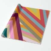 Papier Cadeau pics des années 1970 (Déroulé)