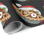 Papier Cadeau Pie de vacances Monster (Coin rond)