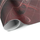 Papier Cadeau Pièce de relevé plat Brown foncé (Coin rond)