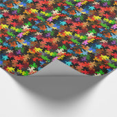 Papier Cadeau Pièces de puzzle (Coin)