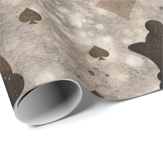 Papier Cadeau Pièces d'échecs (Coin rond)