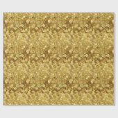 Papier Cadeau pièces d'or (Plat)