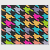 Papier Cadeau Pied de fond coloré motif sans soudure (Plat)