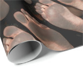 PAPIER CADEAU PIEDS SALES (Coin rond)