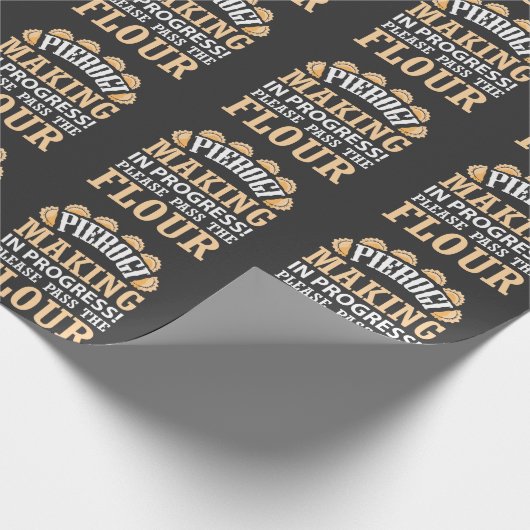 Papier Cadeau Pierogi Maker polis Foodie Pologne Nourriture (Coin)