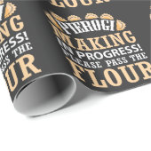 Papier Cadeau Pierogi Maker polis Foodie Pologne Nourriture (Coin rond)