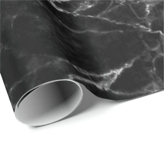 Papier Cadeau Pierre arrière - plan de texture noire (Coin rond)