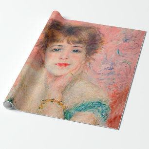Papier Cadeau Pierre-Auguste Renoir - Actrice Jeanne Samary