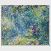 Papier Cadeau Pierre-Auguste Renoir - Chemin dans la Forêt (Plat)